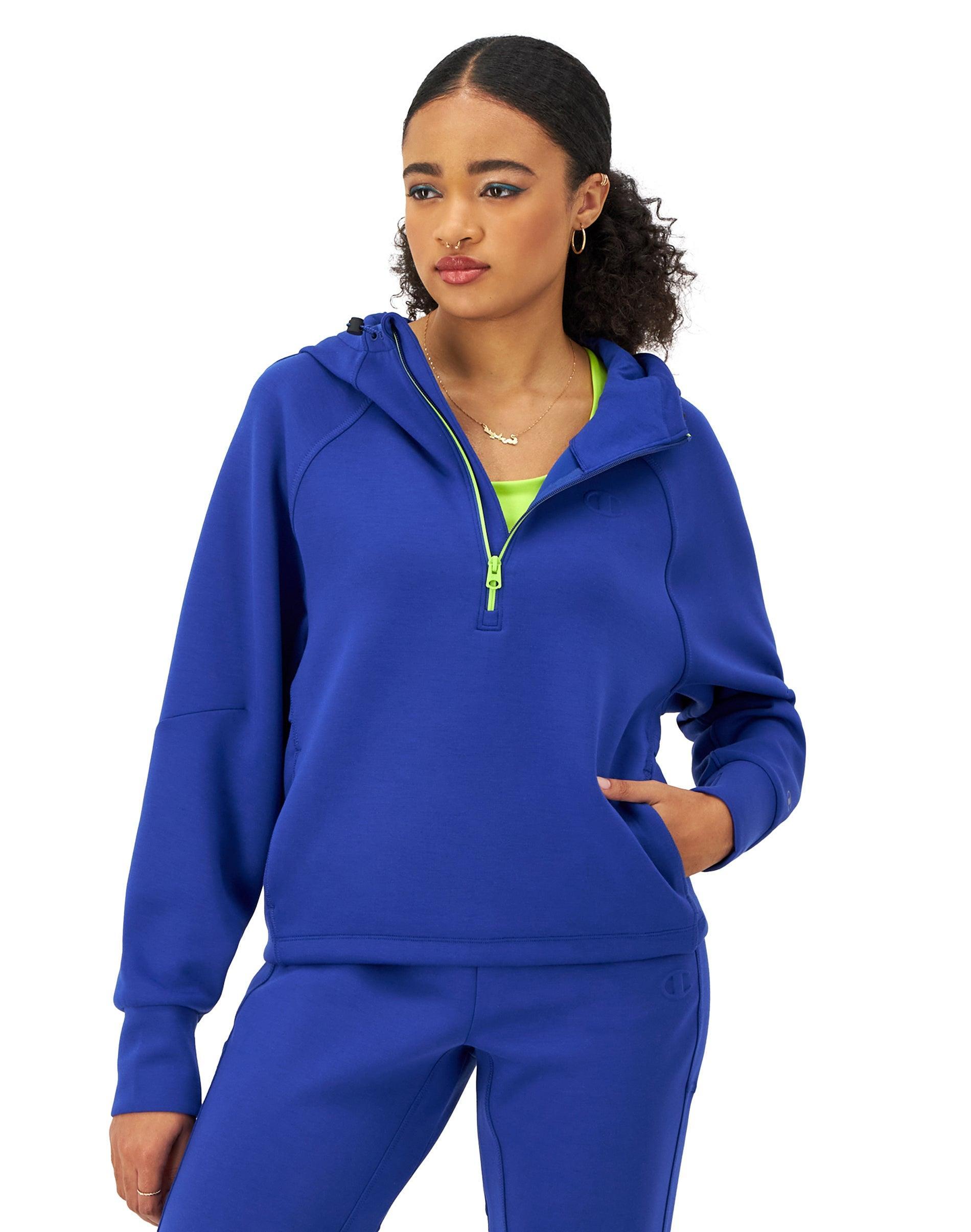 Womens Champion Flex Hoodie, Debossed C Logo Natural M Product Image