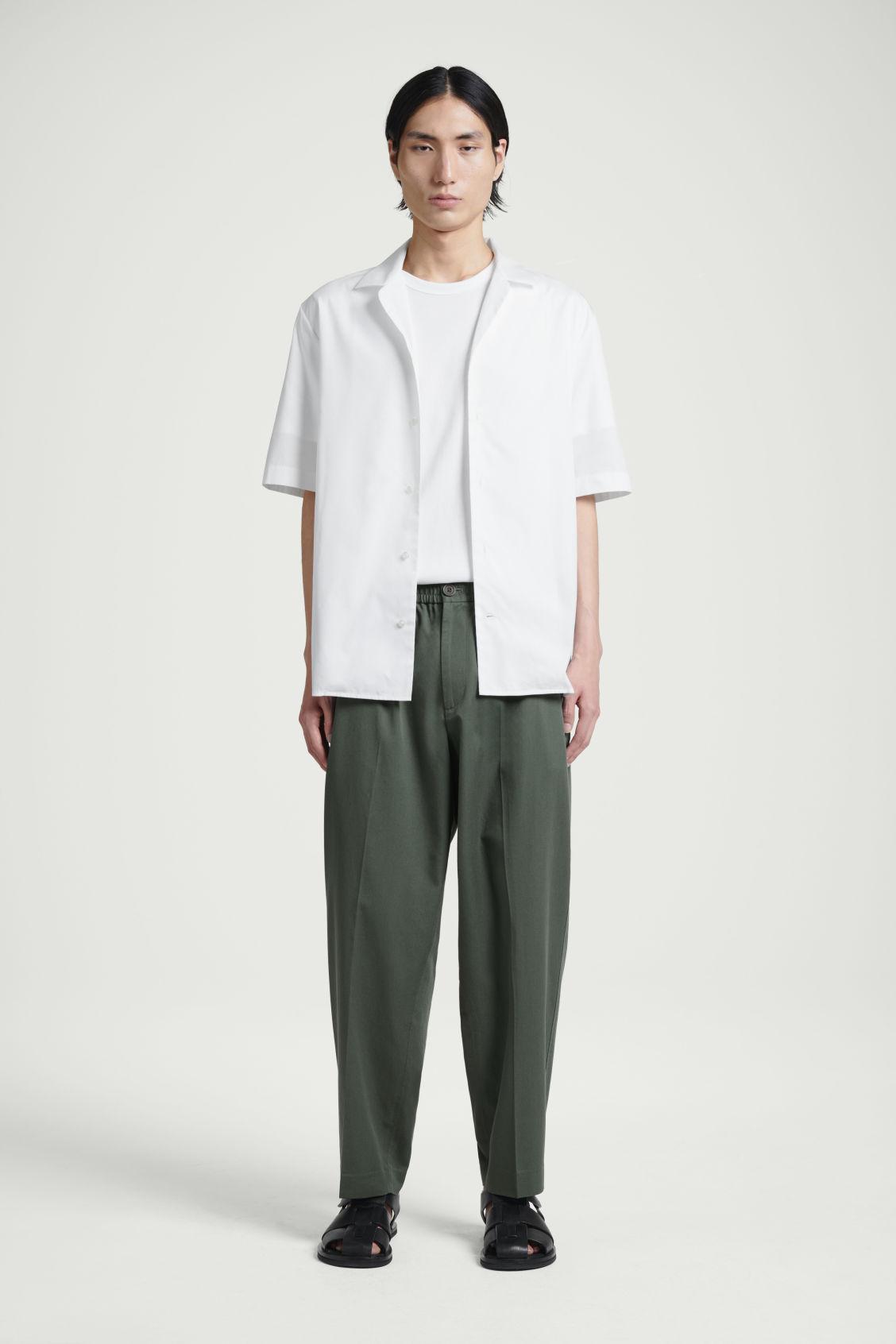 TAPERED ELASTICATED TROUSERS Product Image