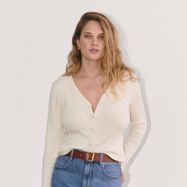 Womens Cozy Rib Cardigan by Everlane Product Image