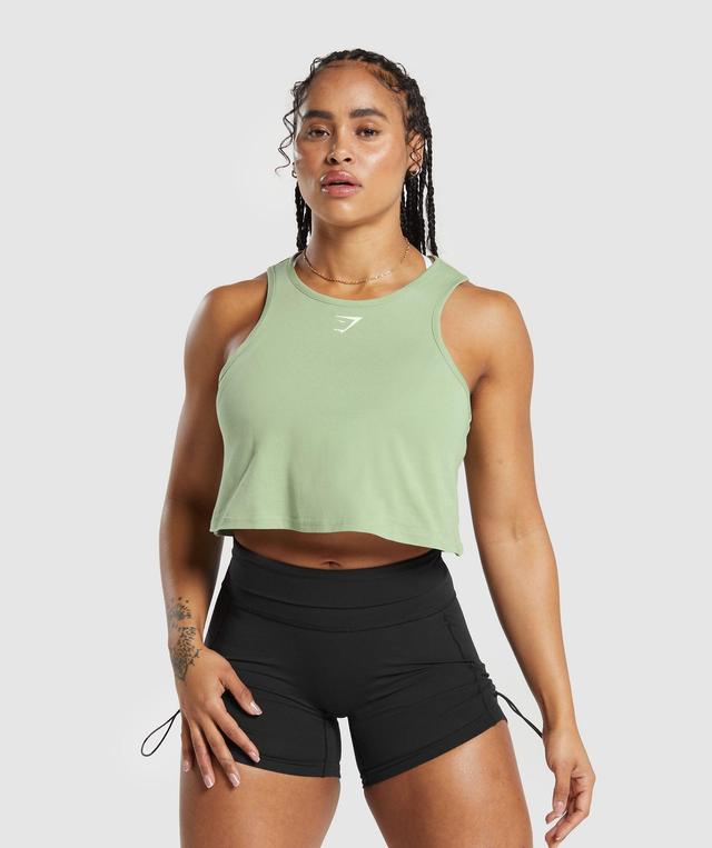 Lifting Essential Cotton Crop Tank Product Image