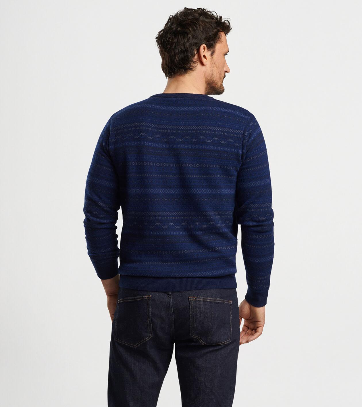 Midnight Fairisle Crewneck Sweater Product Image