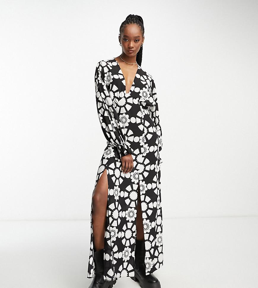 ASOS DESIGN Tall plunge batwing maxi dress Product Image