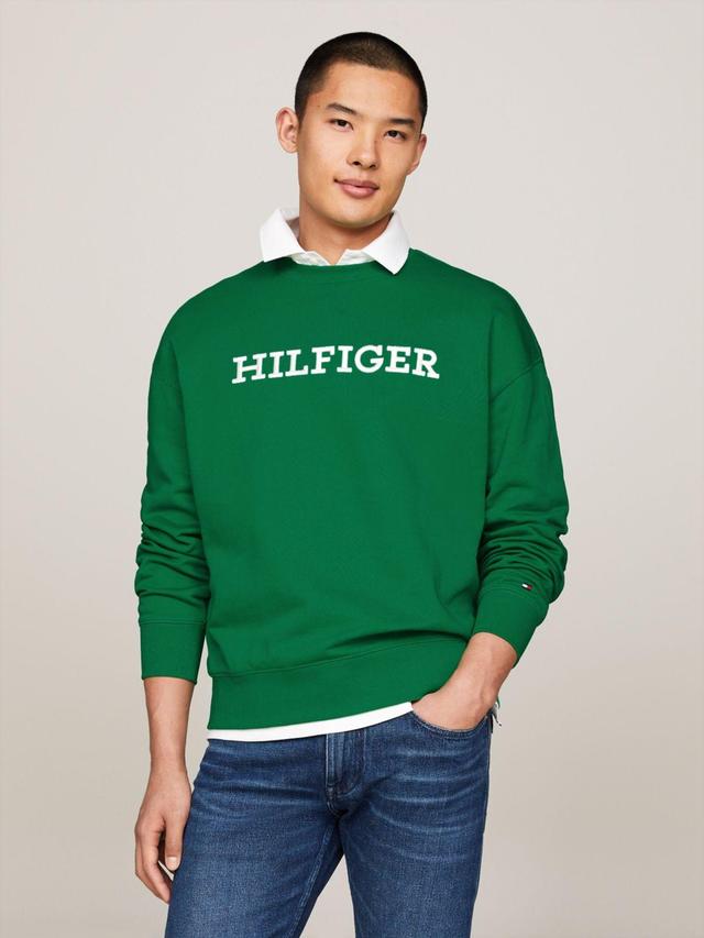 Tommy Hilfiger Men's Embroidered Monotype Crewneck Product Image