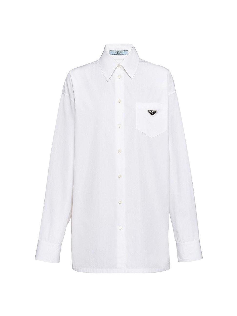 Womens Poplin Shirt Product Image