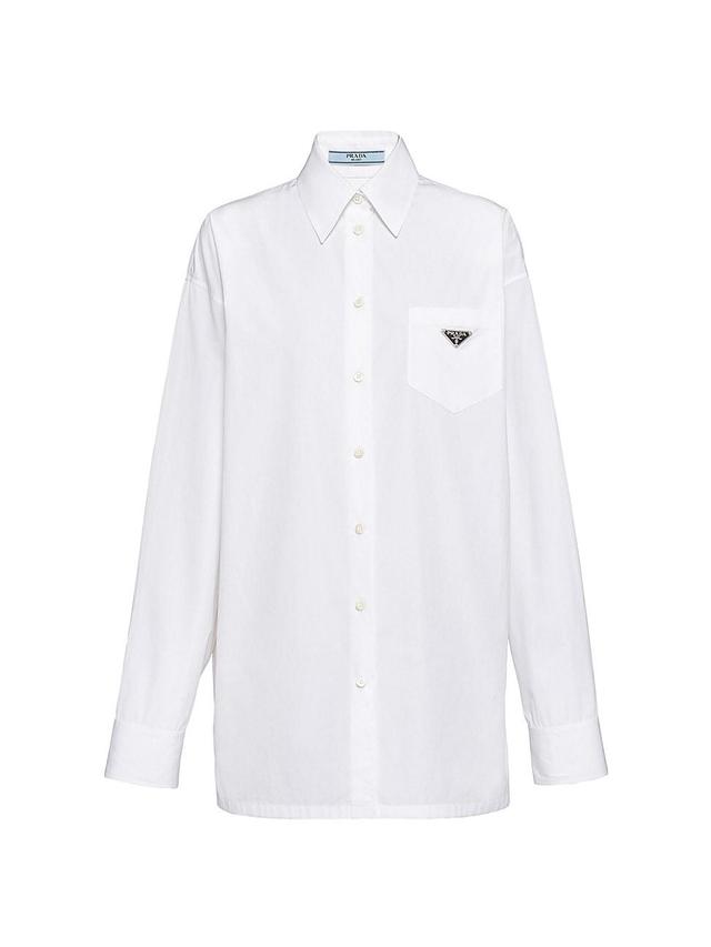 Womens Poplin Shirt Product Image