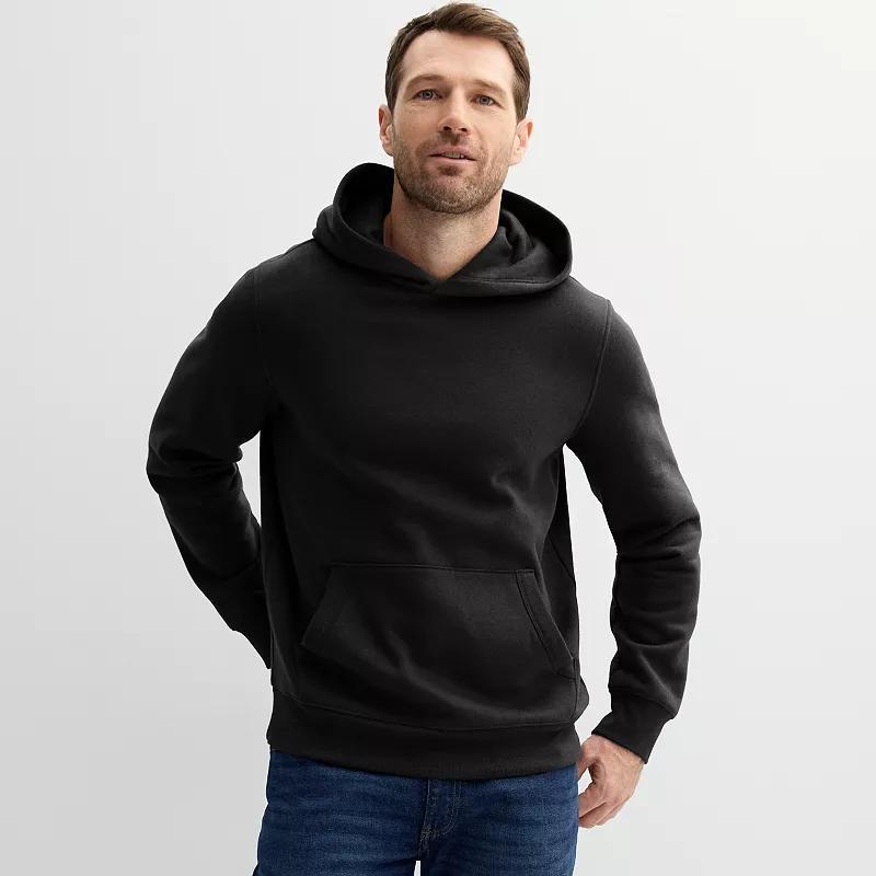 Mens Sonoma Goods For Life Supersoft Fleece Hoodie Grey Product Image