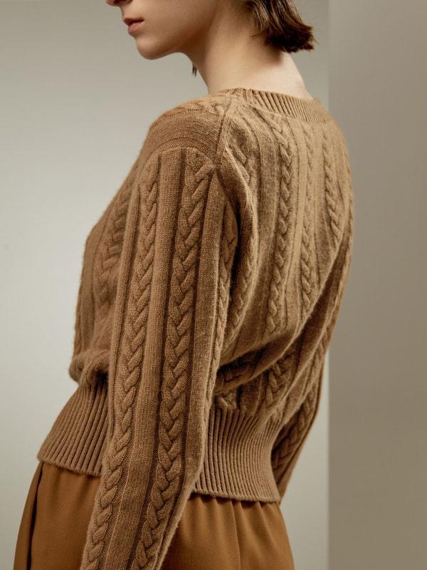 Pure Cashmere Drop Shoulder Sweater Product Image