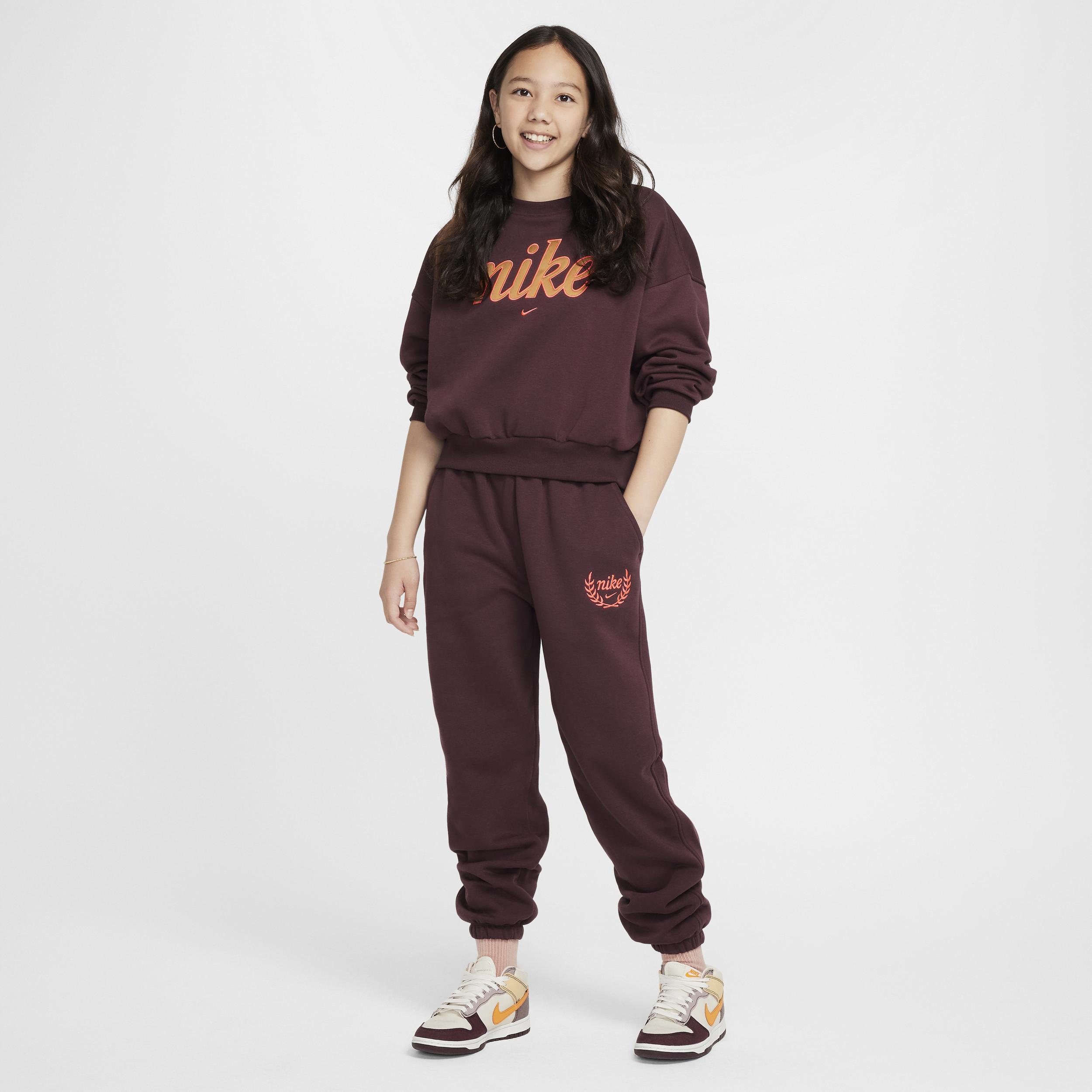 Women's Nike Sportswear Club Fleece Girls' Loose Pants Product Image