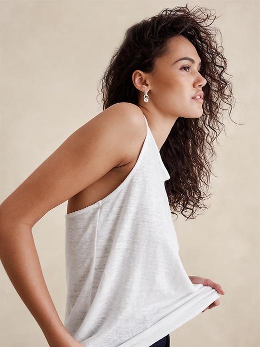 Linen Twist-Back Tank Product Image