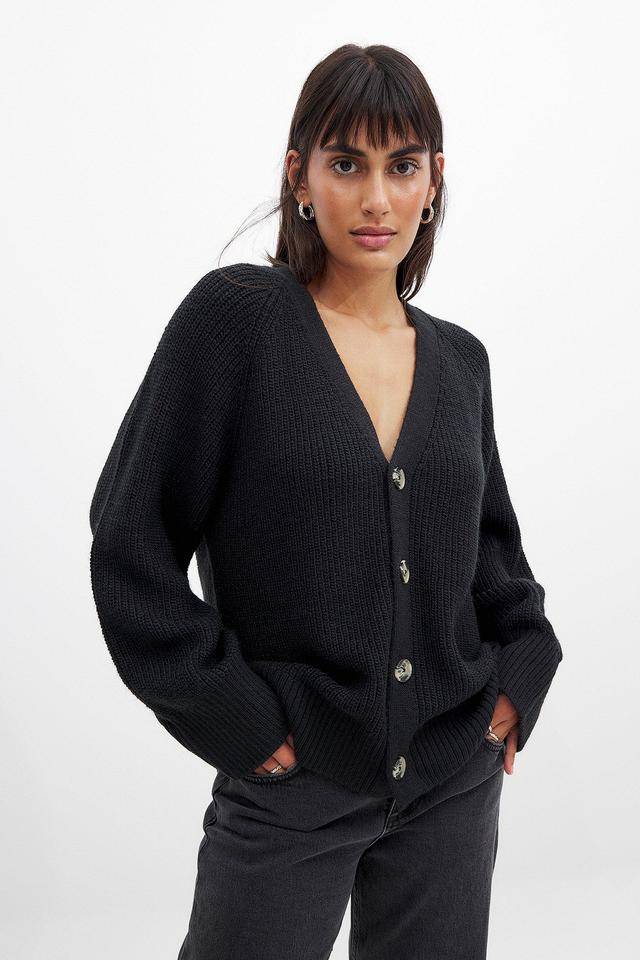 Oversized Knitted Cardigan Product Image