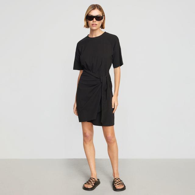 Fallon Organic Cotton T-Shirt Wrap Dress Product Image