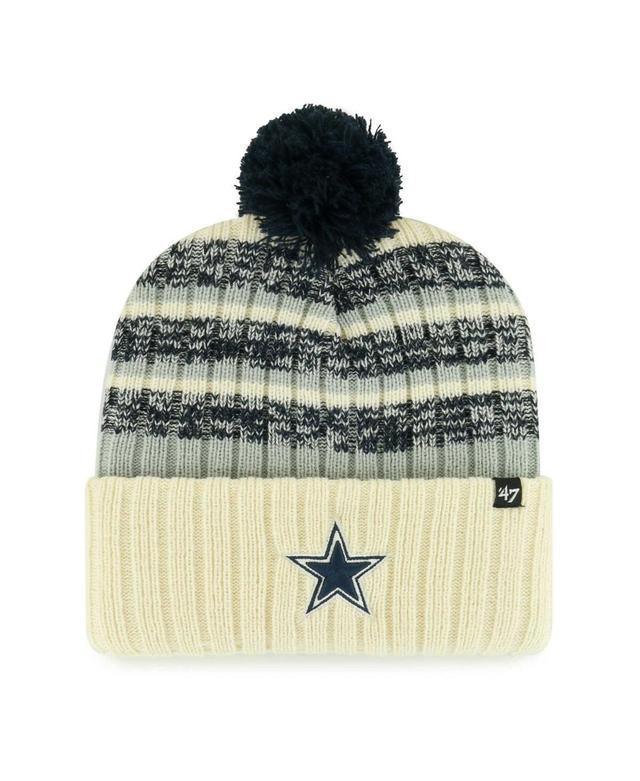 Mens 47 Cream Dallas Cowboys Tavern Cuffed Knit Hat with Pom Product Image