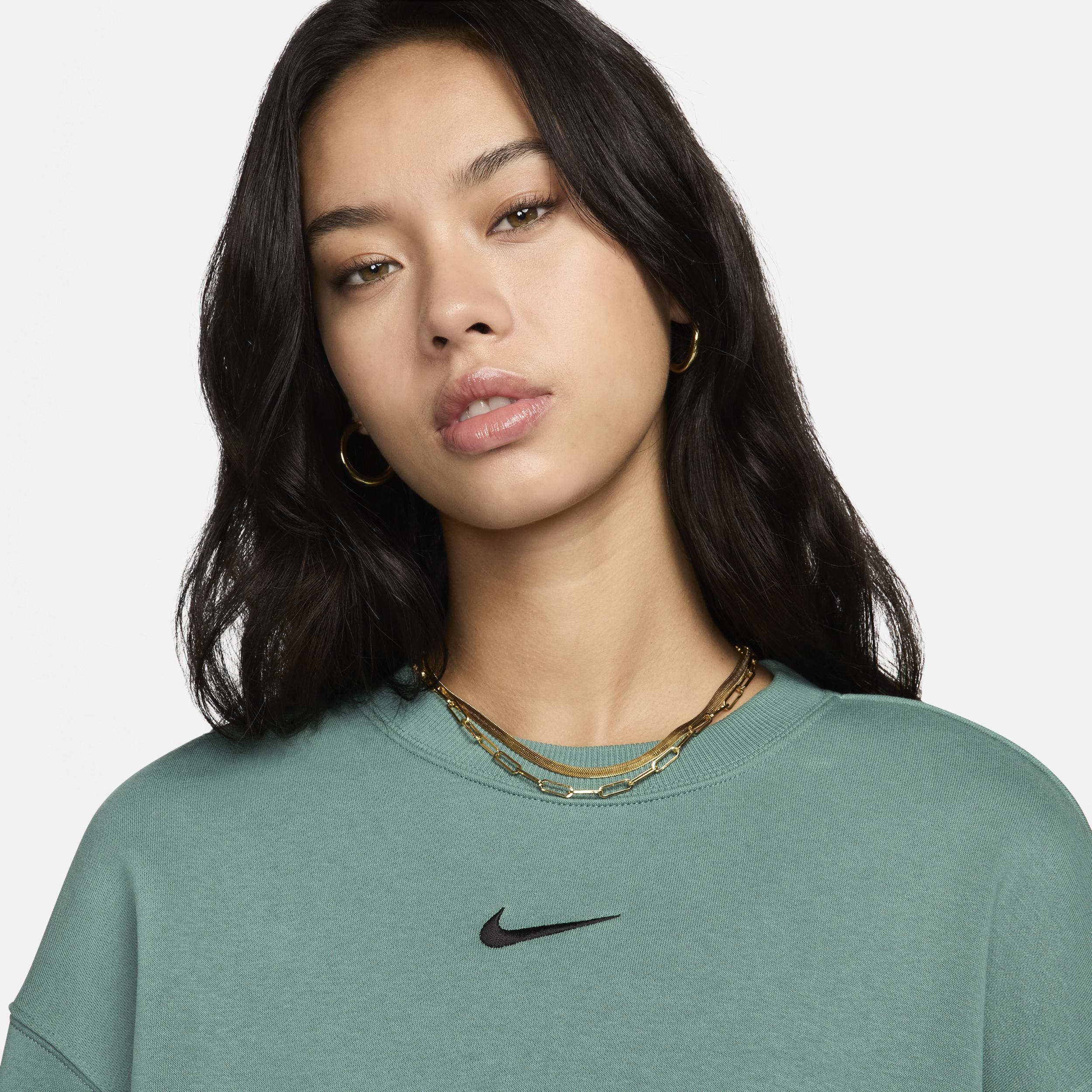 Womens Nike Sportswear Phoenix Fleece Oversized Crew-Neck Sweatshirt Product Image