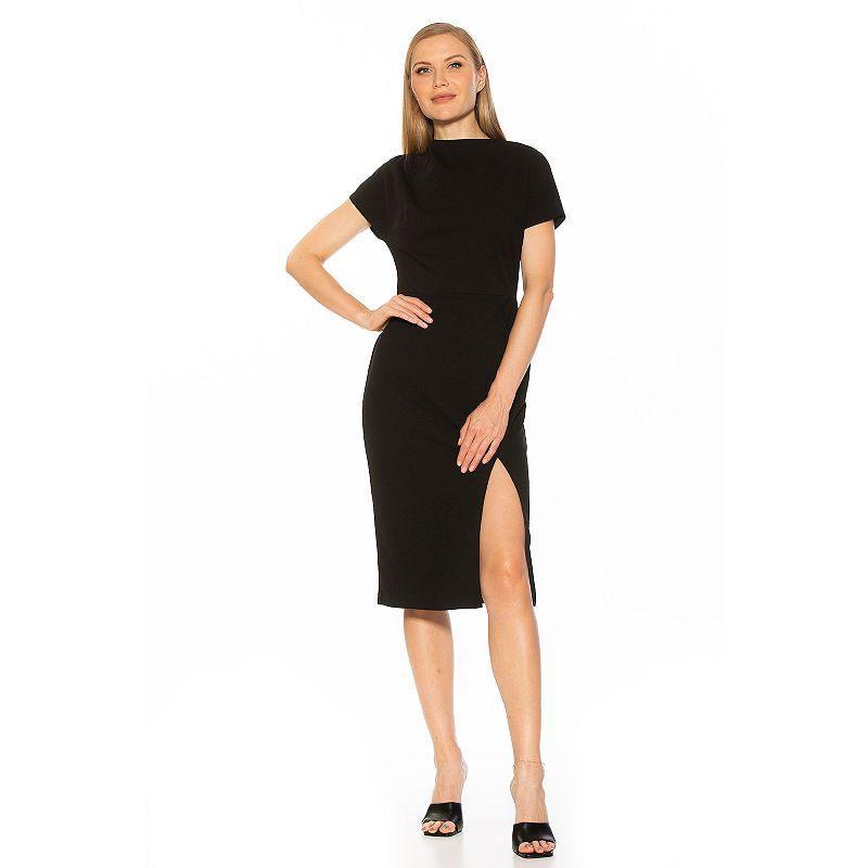 Alexia Admor Womens Illy Slit Sheath Dress - Black Product Image