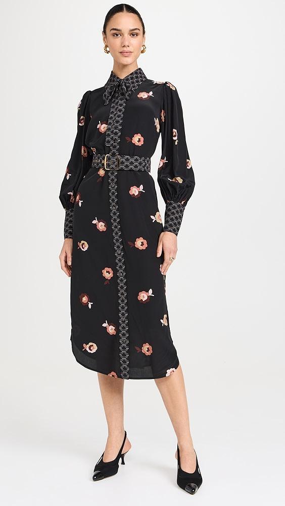 Zimmermann Bow Midi Dress | Shopbop Product Image