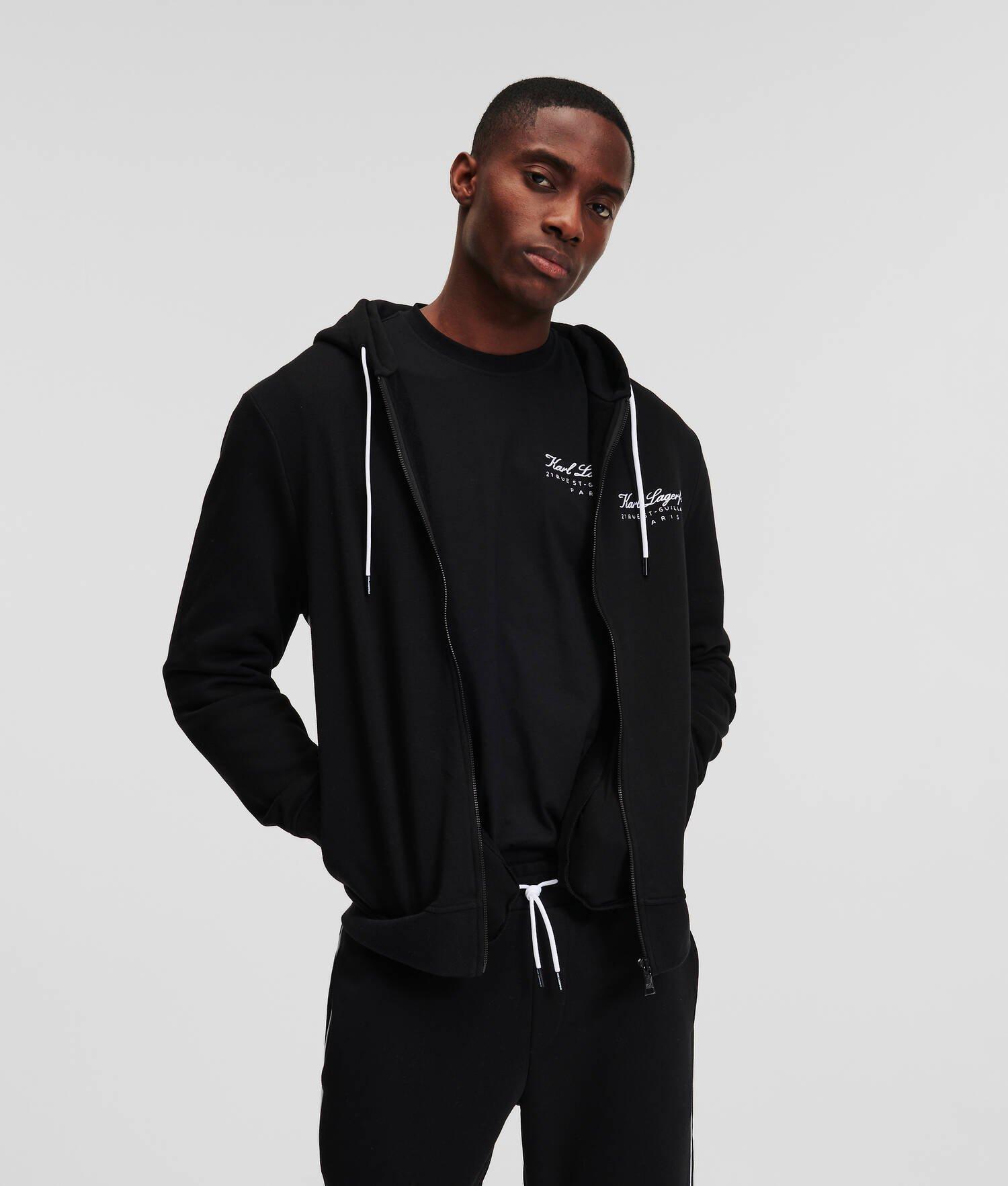 HOTEL KARL ZIP-UP LOUNGEWEAR HOODIE Product Image