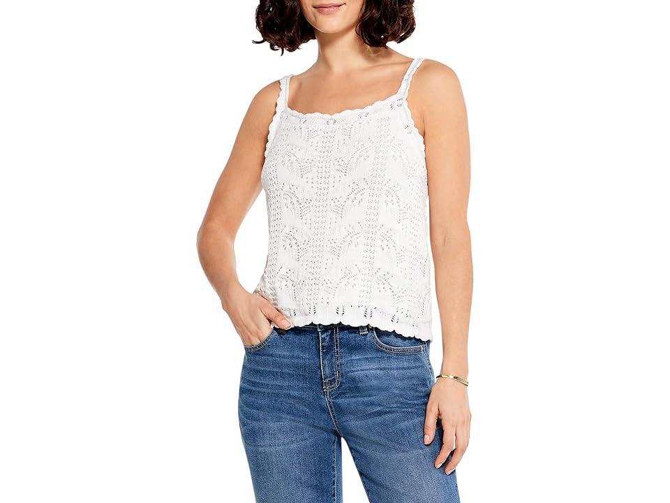 NIC+ZOE Crochet Cami (Paper ) Women's Clothing Product Image