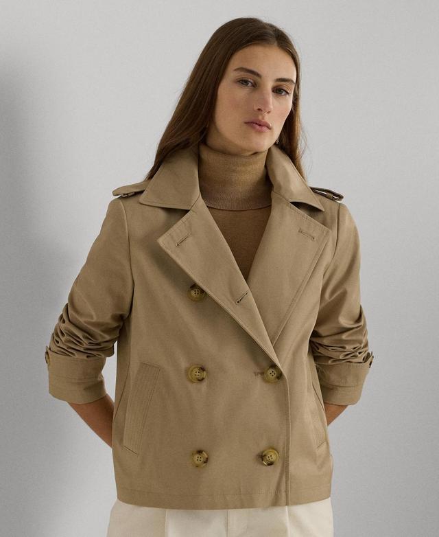 Lauren Ralph Lauren Womens Double-Breasted Trench Coat Product Image