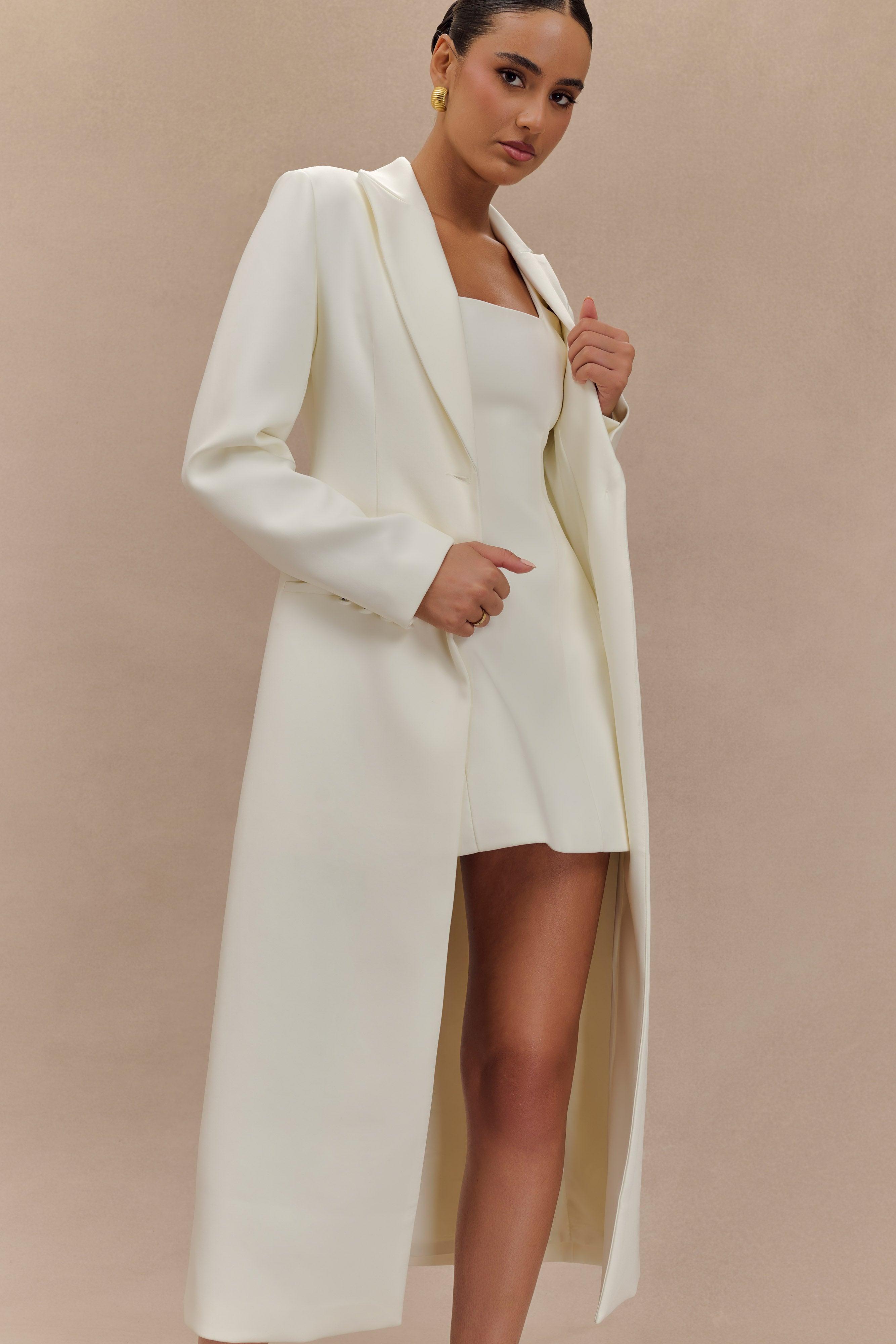 Caviar Suiting Coat - Ivory Product Image