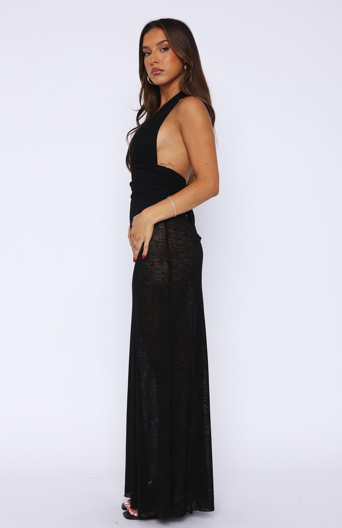 Runaway Lover Maxi Dress Black Product Image