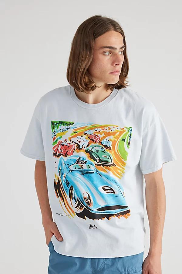 Les 24 Heures Du Mans Race Cropped Tee Mens at Urban Outfitters Product Image