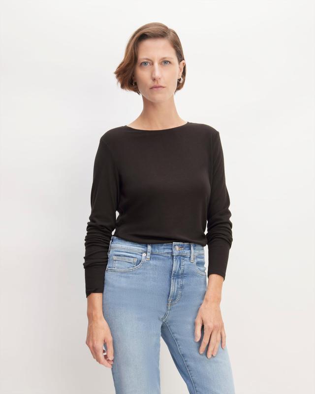 The Long-Sleeve Tee in Butterluxe Product Image