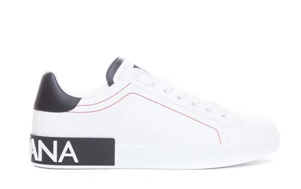 Portofino Sneakers In Leather In White Product Image