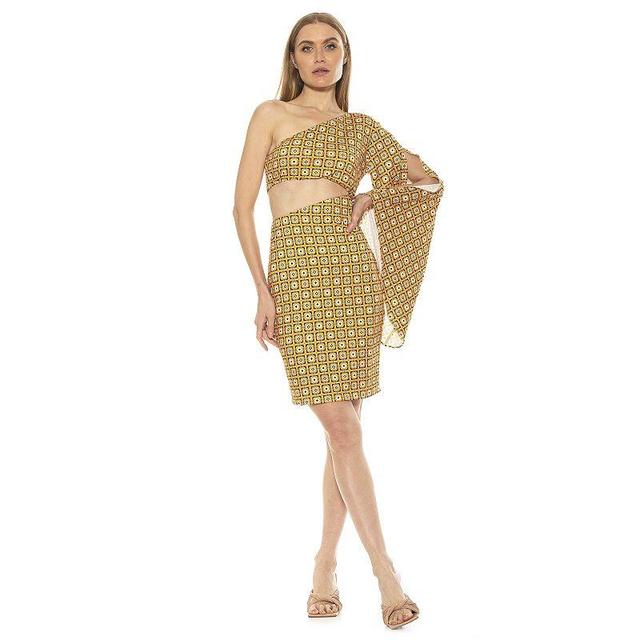 Alexia Admor Womens Reese Cutout One-Shoulder Dress Product Image