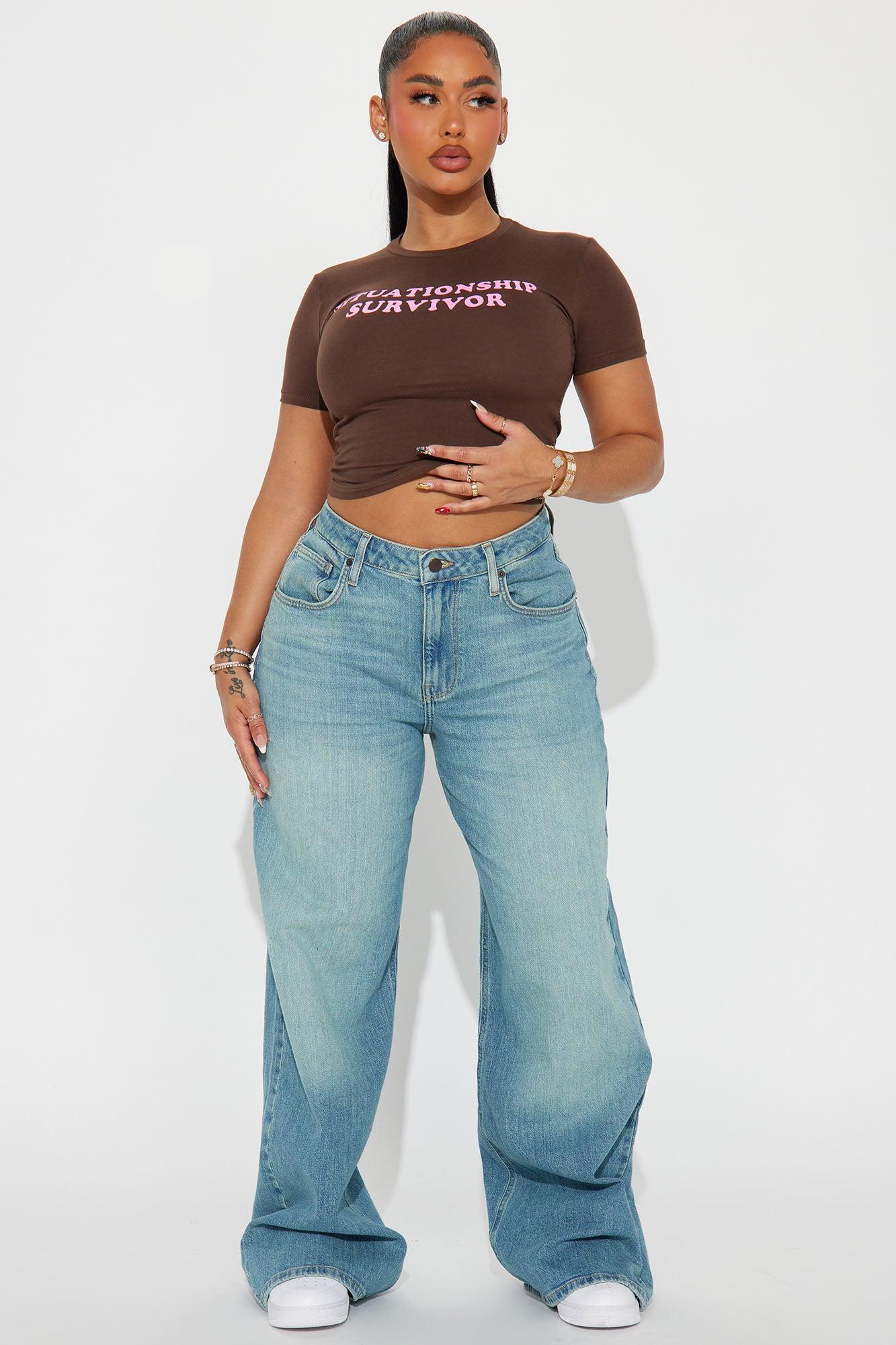 Situationship Survivor Tee - Brown Product Image