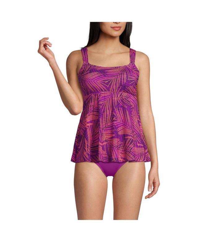 Lands End Womens Flutter Tankini Top Product Image