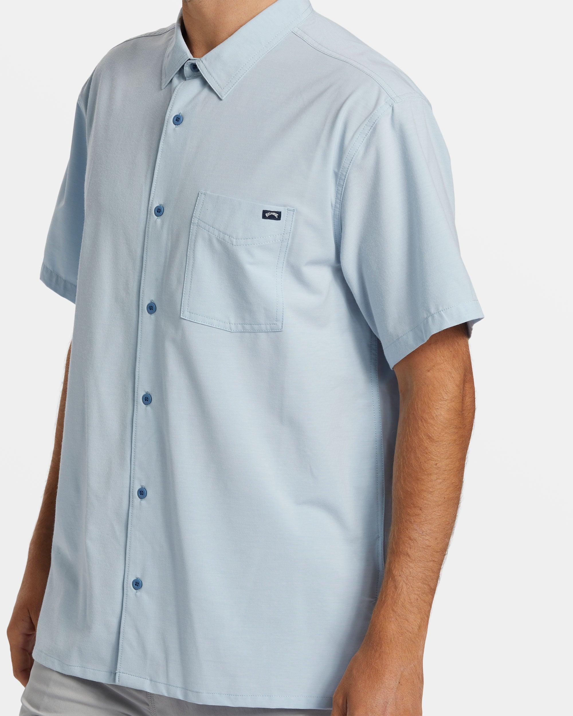 A/Div Surftrek Trail Short Sleeve Shirt - Smoke Blue Male Product Image