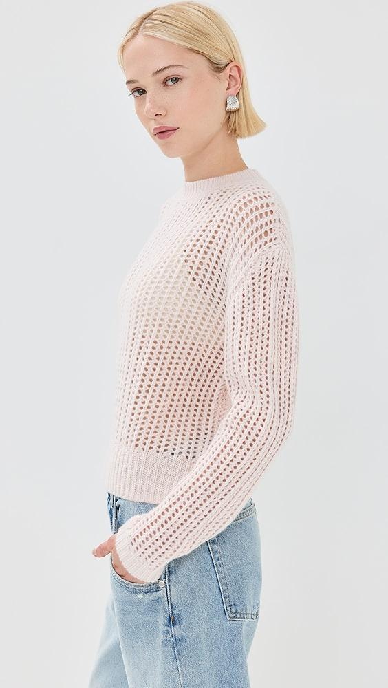 Sablyn Marci Cashmere Pullover with Open Stitch | Shopbop Product Image