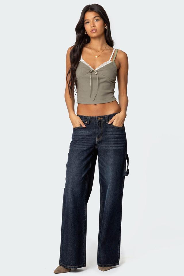 Carpenter Low Rise Jeans Product Image