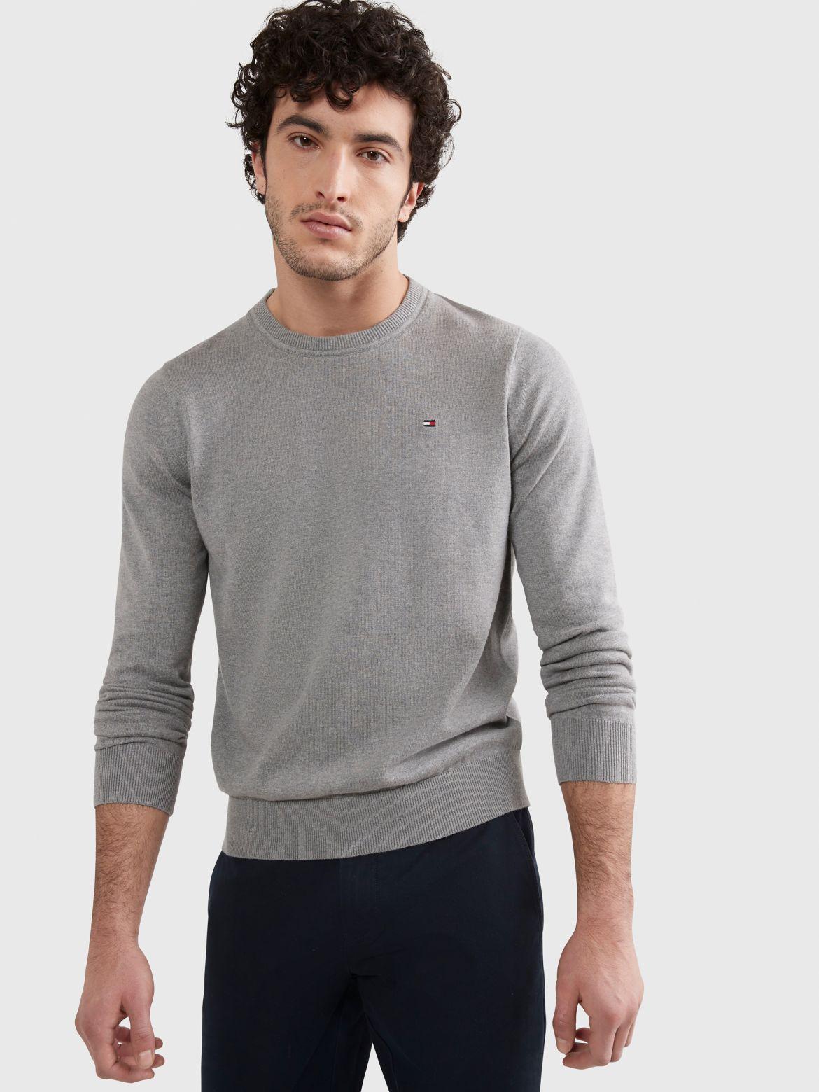 Tommy Hilfiger Men's Flag Logo Crewneck Sweater Product Image