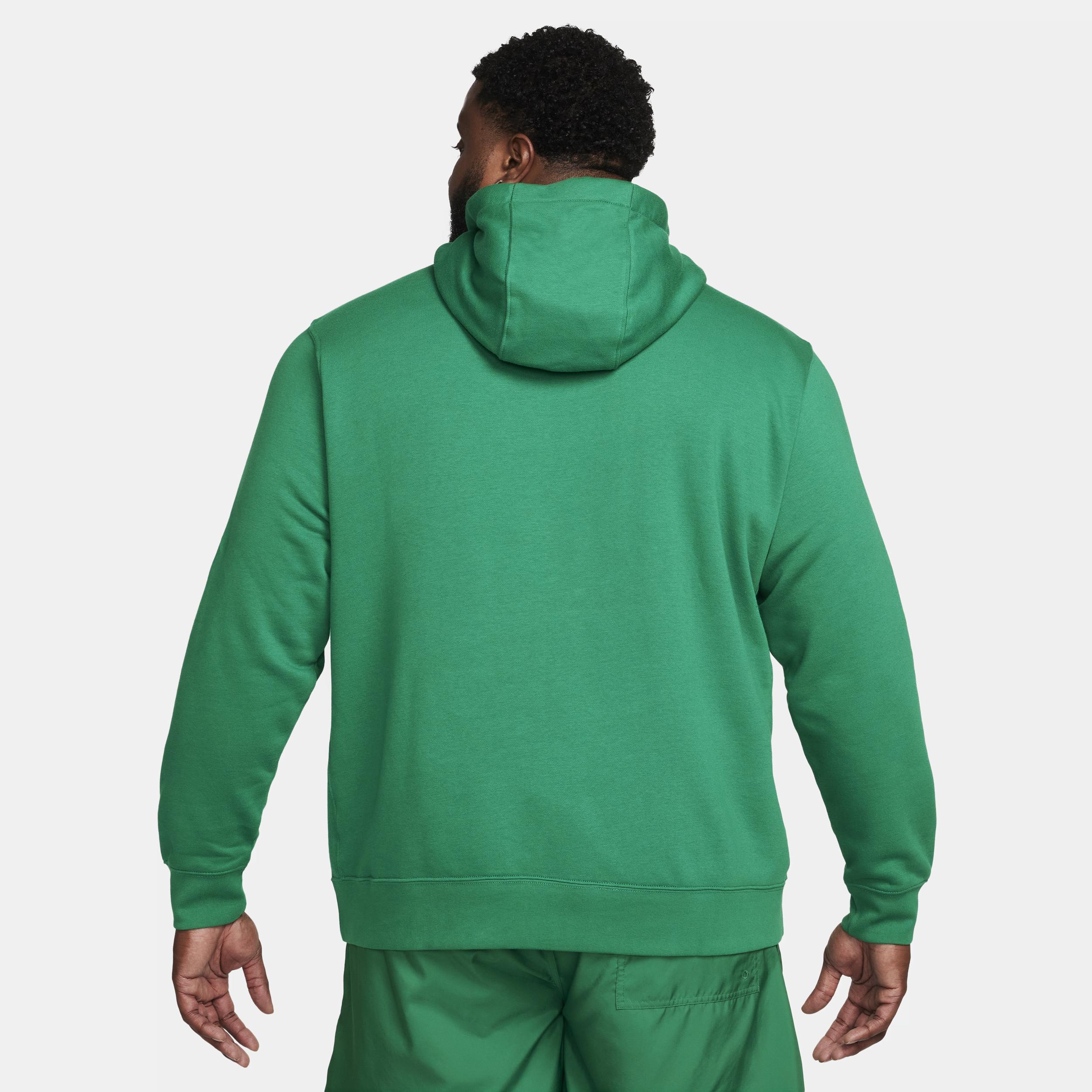 NIKE Club Hoodie In Green-white Product Image