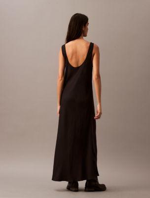 Viscose Twill Maxi Slip Dress Product Image