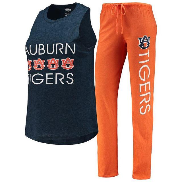 Womens Concepts Sport /Navy Auburn Tigers Tank Top & Pants Sleep Set Product Image