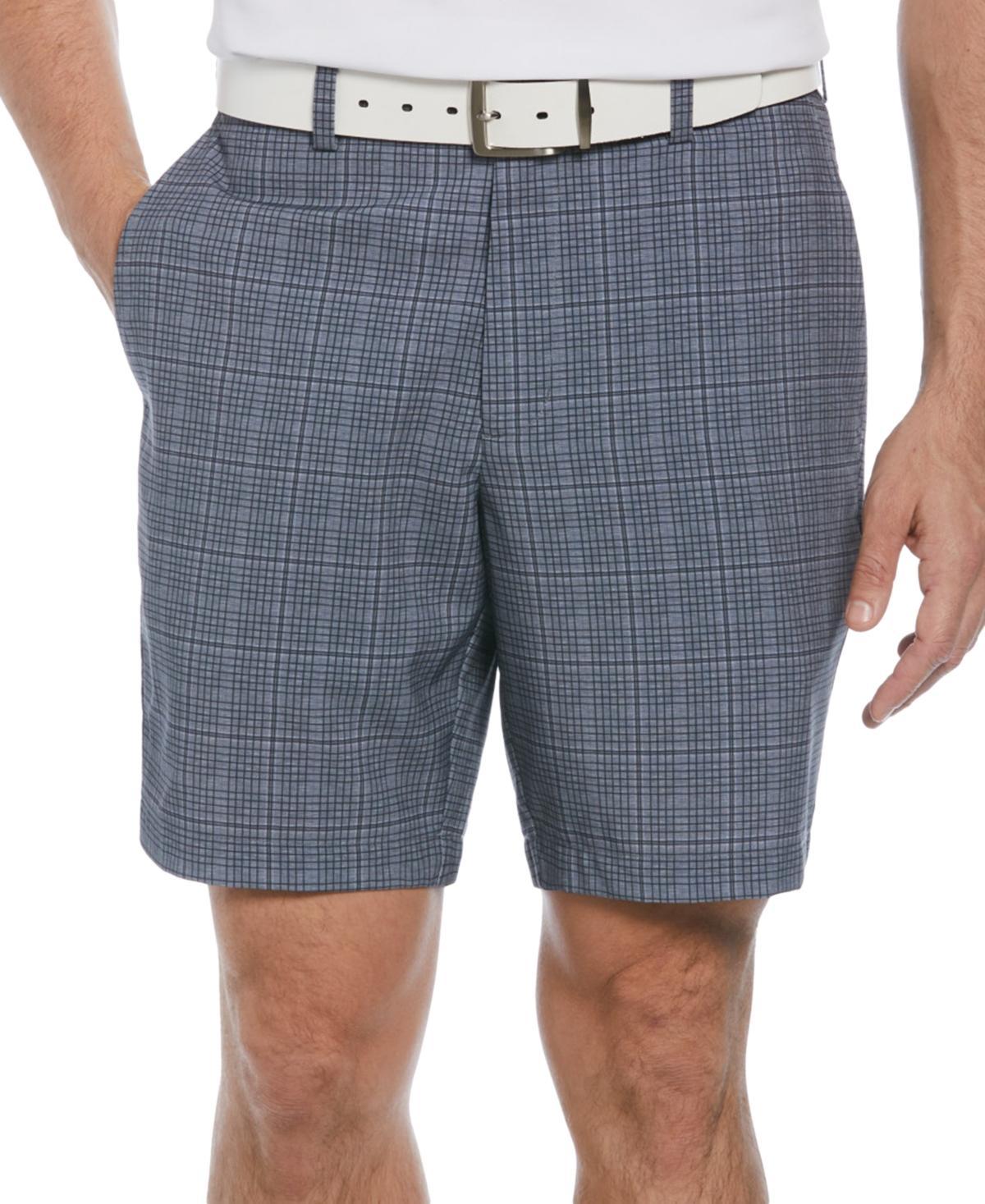 Pga Tour Mens Check Print Performance 8 Golf Shorts Product Image