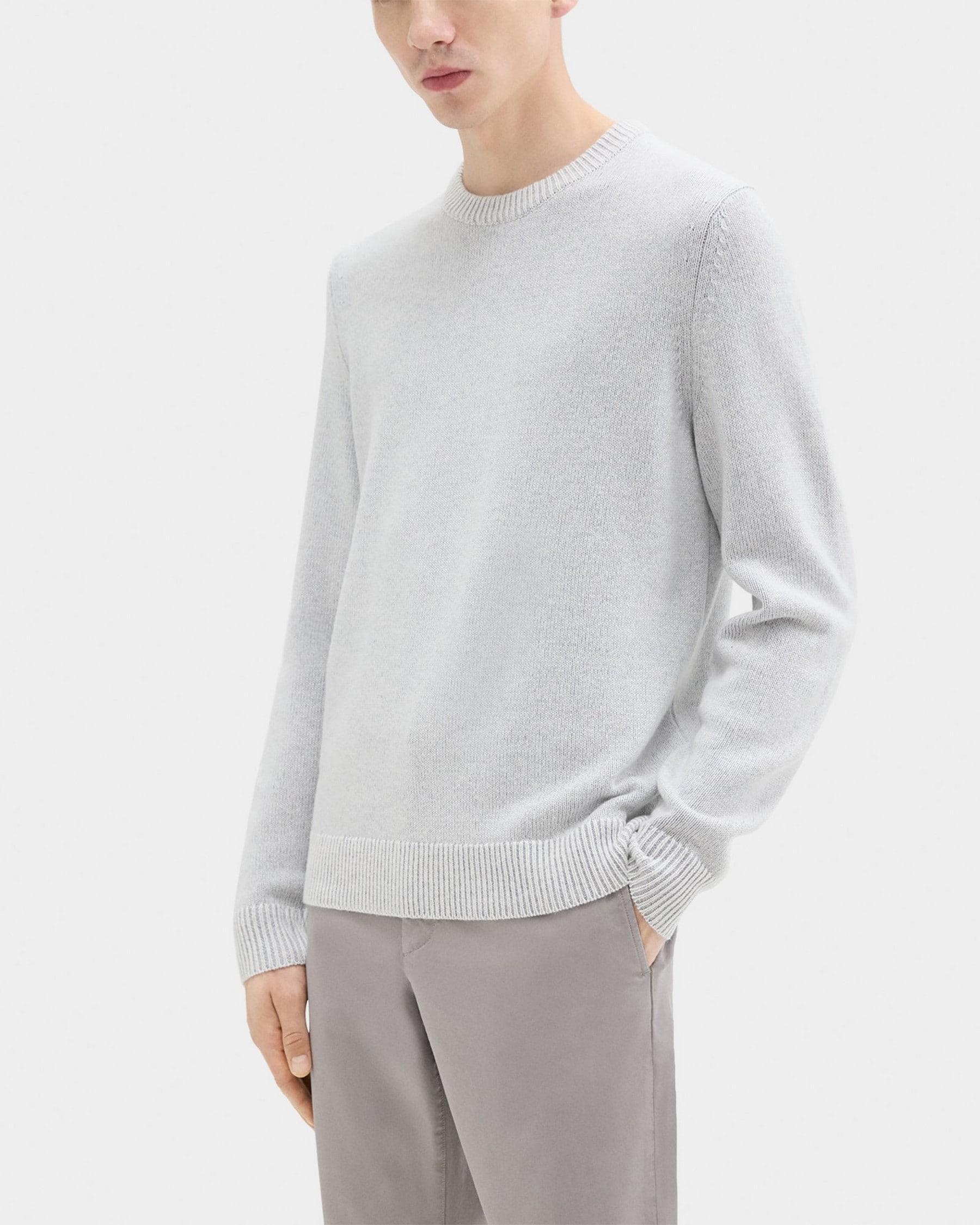 Crewneck Sweater in Wool-Cashmere Product Image