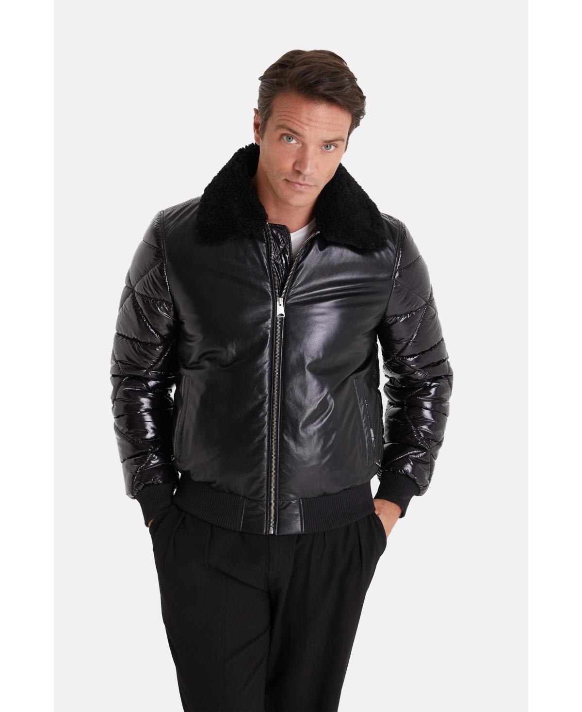 Furniq Uk Mens Quilted Jacket Black Product Image