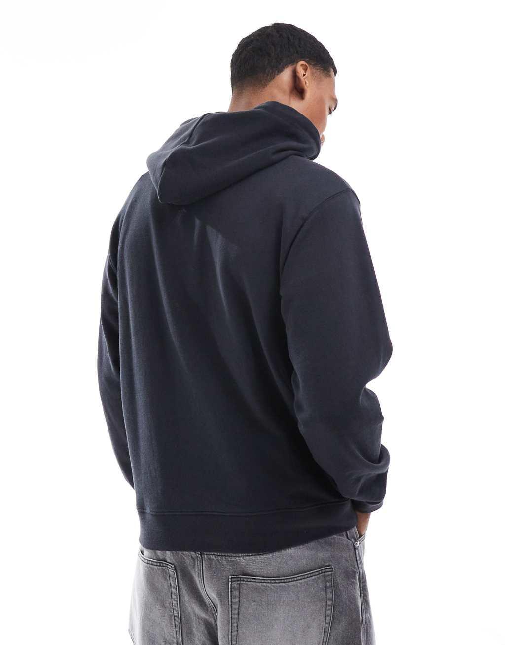 Jack & Jones super oversized hoodie in navy Product Image