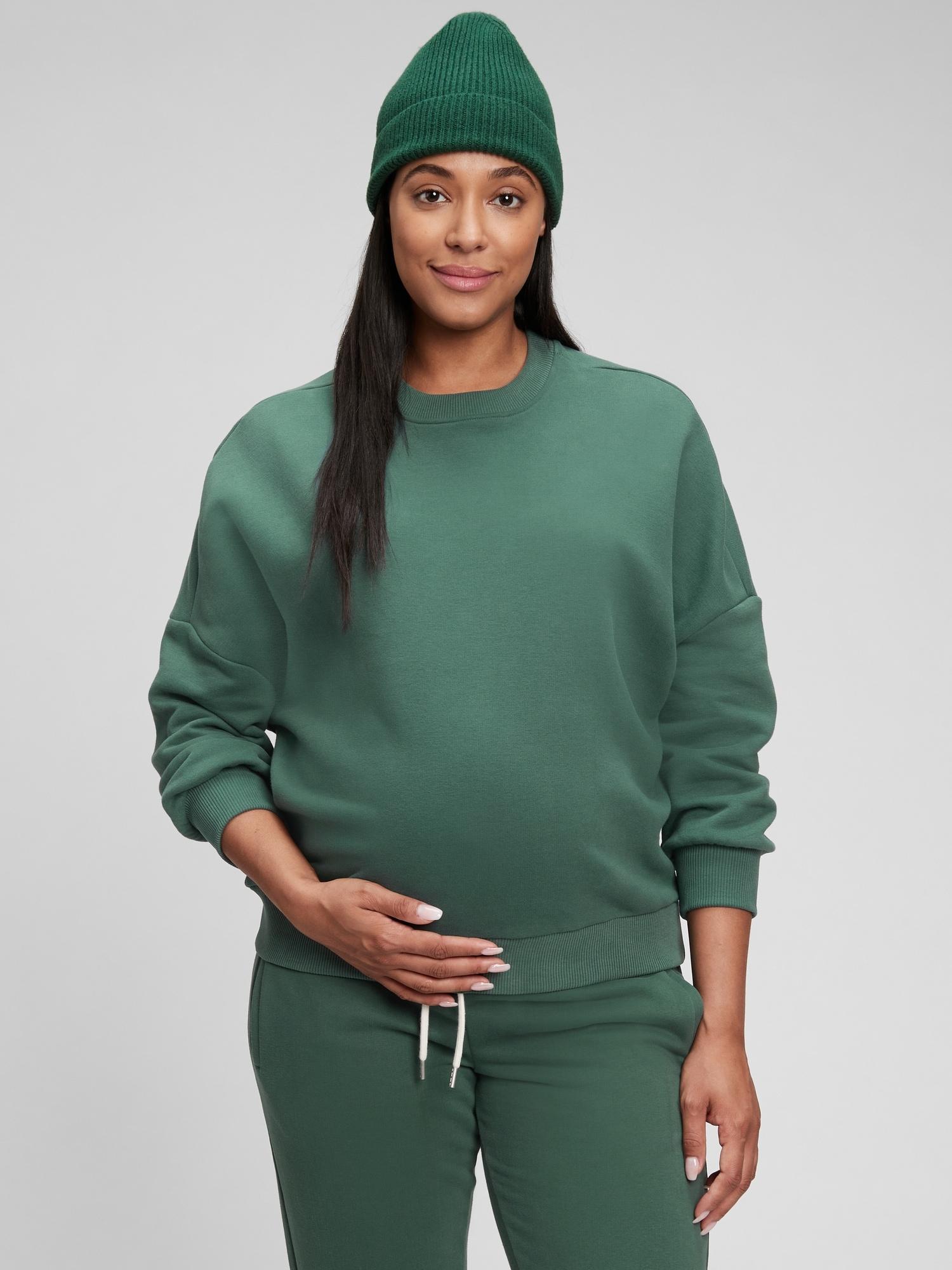 Maternity Crewneck Sweatshirt Product Image