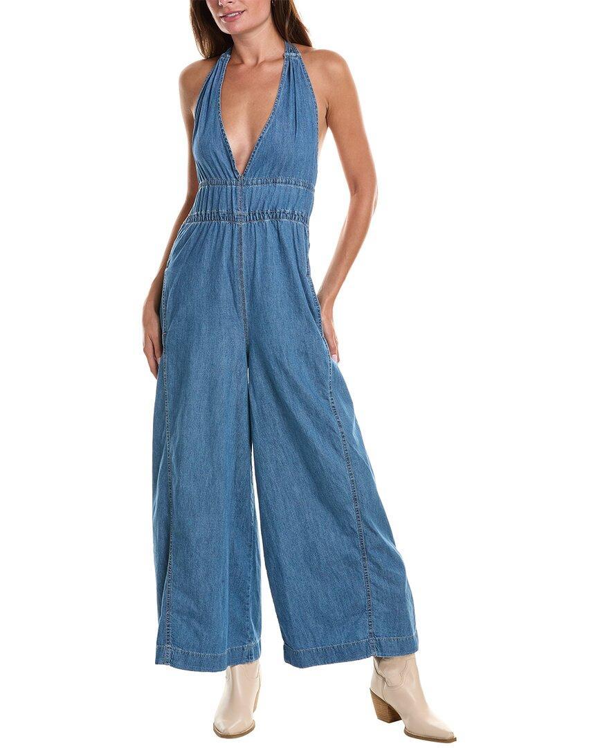 Sunrays Jumpsuit In Blue Product Image