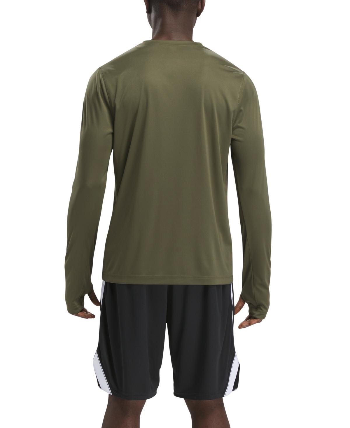 Reebok Mens Classic Fit Long-Sleeve Training Tech T-Shirt Product Image