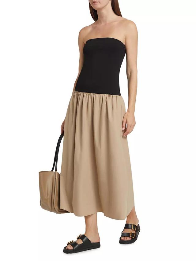 Kierstin Strapless Drop-Waist Midi-Dress Product Image