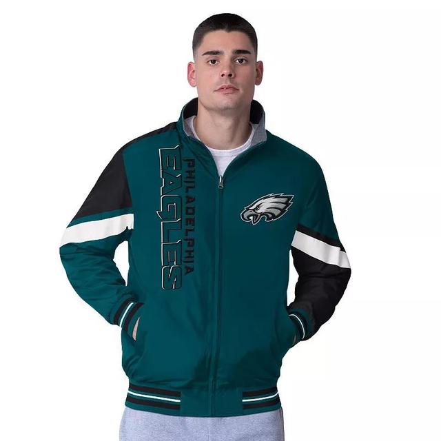 Mens G-III Extreme Midnight Philadelphia Eagles Strong Arm Reversible Full-Zip Jacket Product Image