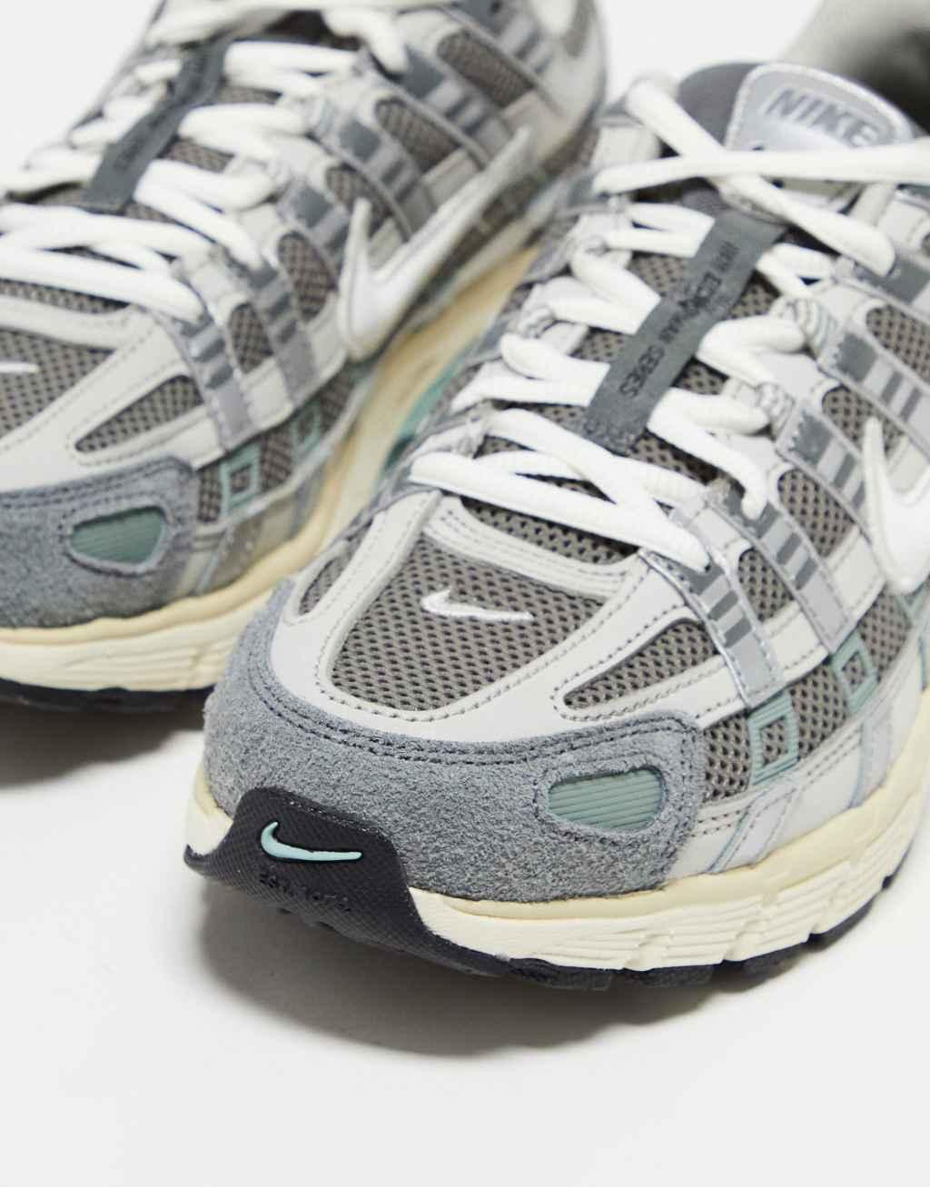 Nike P-6000 sneakers in gray and white Product Image