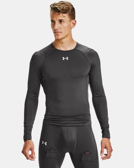 Men's UA Fitted Grippy Long Sleeve Product Image