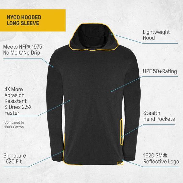 Lightweight NYCO Hooded Long Sleeve Product Image