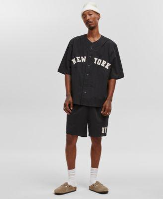 Mode Of One Mens New York Nylon Baseball Shirt Pull On Shorts Created For Macys Product Image